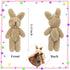YGbridge 12 3.2 Inch (3.2 Inch) Mini Plush Bunny, Pcs Tiny Stuffed Animals, Easter Bunny Doll, Soft Rabbit for Easter