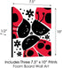 7.5 10 inches Set 3 Big Dot of Happiness Happy Little Ladybug - Baby Girl Nursery Wall Art and Kids Room Decorations