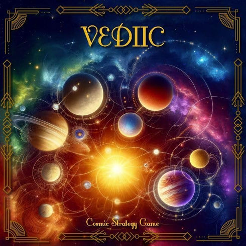 Vediic 2 7 Vedic Board Game - Strategy Board Game for Adults, Teens and Family. Embark on a Cosmic Adventure