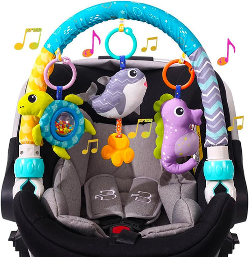 BATOHO Baby Stroller Arch Toy, Clip On Arch Mobile for Bassinet with Universal