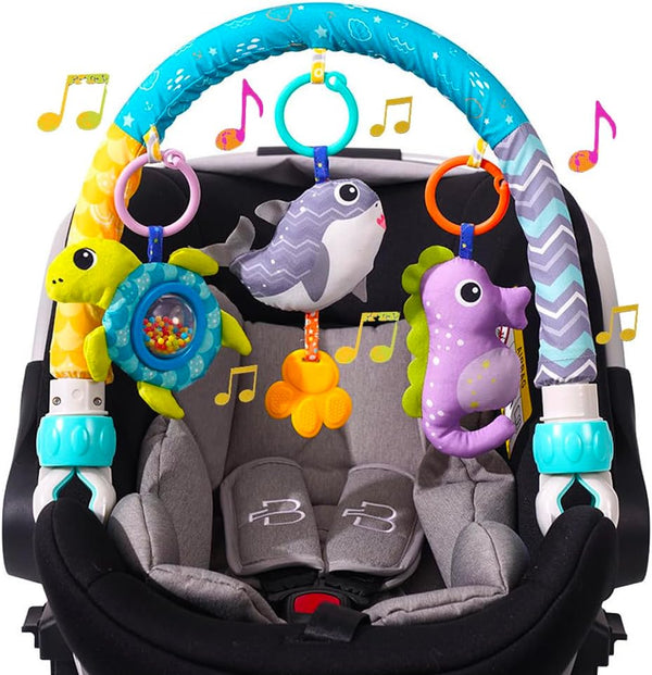 BATOHO Baby Stroller Arch Toy, Clip On Arch Mobile for Bassinet with Universal