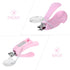 Trimming Beaupretty Nail Care Clipper with Magnifier for Infants, Fingernail and Toenail Clipper in Pink and Blue, Safe