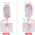 Socub Anti Lost Wrist Link (8.2ft), Toddler Leash for Kids Safety, 2 Pack in Pink and Blue
