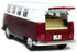 KiNSMART 1962 Volkswagen Classic Bus - 1:32 Scale 5" Die Cast Metal Model Toy Car - Maroon
