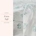 Vlokup Baby Changing Pad Cover Set Muslin, Portable Flamingo Diaper Change Pad Sheet