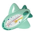Green Airplane Baby Bath Thermometer for Accurate Water Temperature