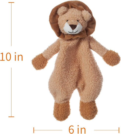 Apricot Lamb Stuffed Animals Security Blanket, Yellow Lion Infant Nursery Character Blanket, Plush (10 Inches)