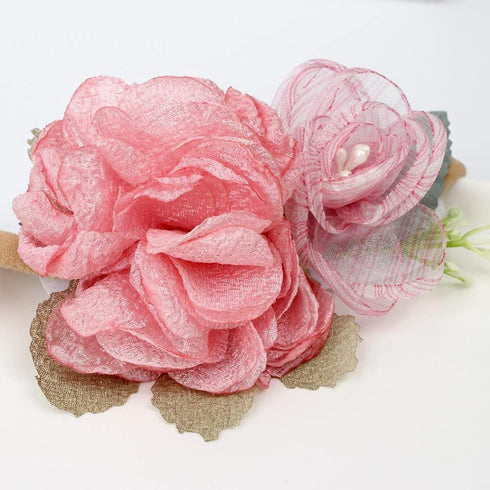 Toptim Baby Floral Nylon Headbands - 6 Colors for Newborn Girls Shower Photo