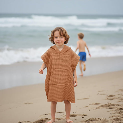 Zamlory Hooded Kids Beach Towel Soft Poncho Towel for Babies and Toddler