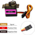 MG90S 9G Project(6PCS) Servo, Helicopter QC Module Servo Motor Metal Gear Micro Servo Motor Smart Robot Helicopter