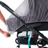 Mosquito Net for Stroller - Grey Sun Shade Protection, 2 Pack Portable Bug Netting for Infant Stroller