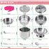 Cookware Pots and Pans Play Set, Mini Stainless-Steel Kitchen Cooking Utensils Toys for Kids, Educational Toy Kitchen