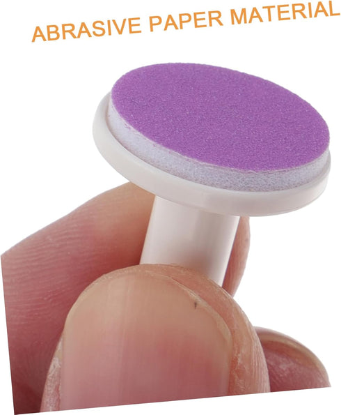 Ipetboom 24pcs Trimmer Electric Nail Grinding Heads Safe Nail File Pads Gentle for Newborns for Showers and Birthdays