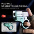 FXCOOLCT Adult Fidget Toys for Stress Relief EDC Alloy Finger Toy Pistol Decompression Launcher Model Ring for Anxiety