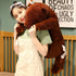 MIAOHAHA 100cm (39.3in/100cm) Giant Djungelskog Teddy Bear Dark Brown Plush Toy Bear Big Teddy Bear Stuffed Animal Doll