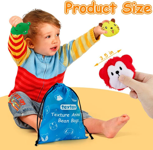 10 Pack,Texture teytoy Sensory Bean Bag for Kids Sensory Beanbags,Sensory Toys for Autism,Animal Sensory Fine Motor