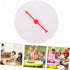 Turntable Raffle Draw Small Turn Plate Blank Board Game Kit, Editable Plastic Wall Hanging