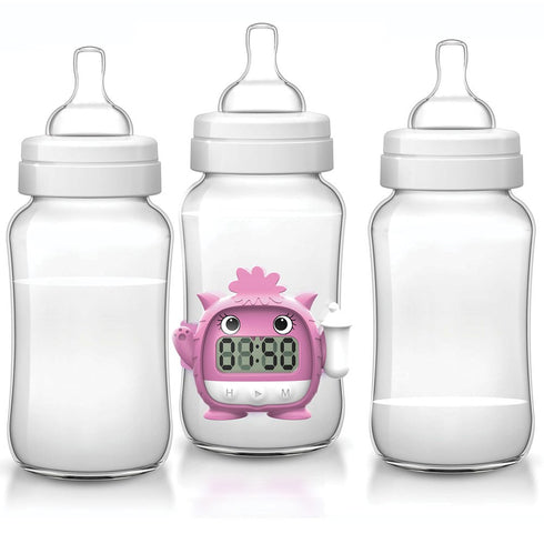Milk Monster Baby Milk Timer (Pink)