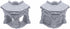 EnderToys Ruined Town Modular Walls II for DND Terrain, 28mm Miniature Wargaming Scenery