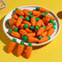 Abaodam 50 Pcs Mini Carrot Erasers Miniature Vegetables for Kids Easter Party Favors