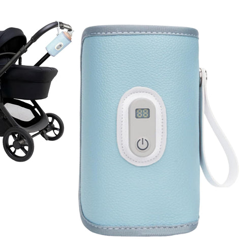 Generic 8x14cm, Baby Bottle Warmer, with Fast & Even Heating, Digital USB Portable Breast Milk Heater, Bottle Warmers