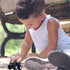 DINOBROS Dinosaur Toy Pull Back Cars 6 Pack for Boys Age 3-7, Dino T-Rex Games