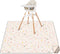 CLYMENE Splat Mat for Under High Chair | 51x51 Inch Anti-Slip Baby