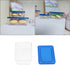 eMagTech 4Pcs Dollhouse Food Storage Box, 1/6 1/12 Scale Bento Box Mini Fresh Box for DIY Making in Blue