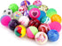 Pllieay 24 Pieces Bouncy Balls for Kids, 25mm Rubber Balls Mixed Color Party Bag Filler for Prizes and Stocking Stuffers