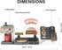 Set Set Playset 3+ deAO Pizza Play with Coffee Maker Machine Cash Register Pretend Play Food Kitchen Accessories Gifts