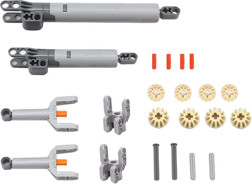 22PCS Hydraulic Pump Kit for Technic Parts, Compatible with Mainstream Technic Parts for Building Blocks