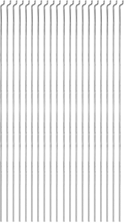 uxcell 1.2mm x 260mm Steel Z Pull/Push Rods Parts for RC Airplane Boat Replacement, Pack of 20