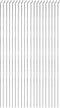 uxcell 1.2mm x 260mm Steel Z Pull/Push Rods Parts for RC Airplane Boat Replacement, Pack of 20
