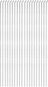 uxcell 1.2mm x 260mm Steel Z Pull/Push Rods Parts for RC Airplane Boat Replacement, Pack of 20