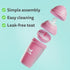 12 oz/340ml Pack 3 Herobility Anti-Colic Baby Bottles fl - of Plastic Baby Bottles, Fast Flow Plastic Bottles