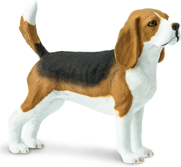 Safari Ltd. Beagle Figurine - Detailed 2.5" Plastic Model Figure - Fun