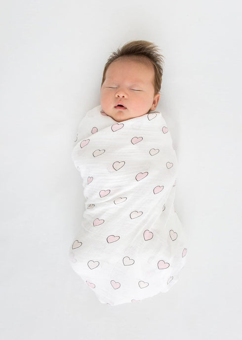 Marquisette SwaddleDesigns Receiving Swaddle Blanket for Baby Boys & Girls, Soft Premium Cotton Muslin, Best Shower