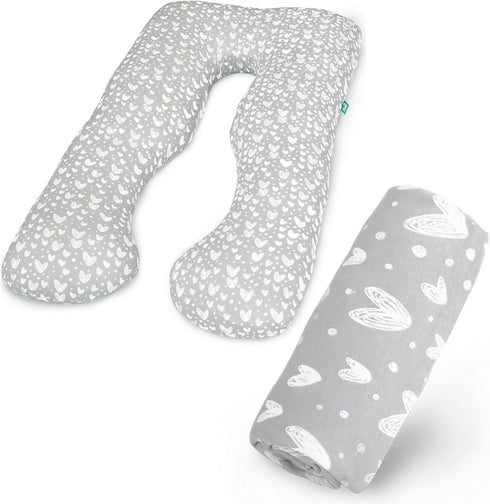 Pregnancy Pillow Cover U-Shaped (ONLY Pillowcase), Super Soft Replacement Cover Fits Most