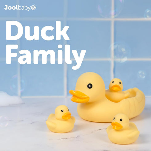 15-Piece Set Jool Baby Bathtub Toys Gift Bath Squirts, Rubber Ducks, Whale Fidget Spinner Toy Bath Toy Storage
