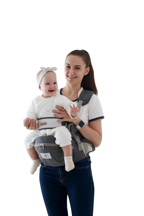 Tiger&Kitty Carrier,4-in-1 Backpack Baby Sling Ergonomic Front Newborn to Toddler Wrap,Lightweight Adjustable Baby Seat