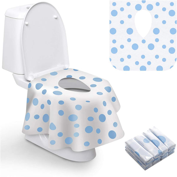 Famard Toilet Seat Covers Disposable, Extra Large Portable Potty Seat Covers for Toddlers,