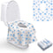 Famard Toilet Seat Covers Disposable, Extra Large Portable Potty Seat Covers for Toddlers,