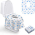 Famard Toilet Seat Covers Disposable, Extra Large Portable Potty Seat Covers for Toddlers,