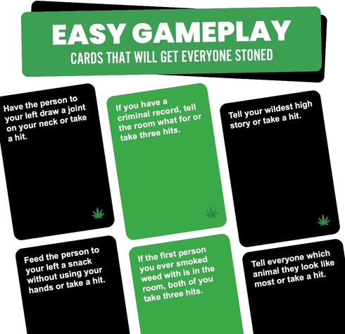 Do or Smoke Party Game for Adults - 250 Challenge Cards, Easy to Play, Great Stoner Gift