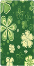 Bseiialft Shamrocks Clover Leaves St Patrick Crib Sheets for Boys Girls Soft and