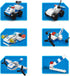 6 in 1 Police Special Operations Rescue Series Building Blocks Toys, 137 Pcs Gift Idea for Boys 4+ Years