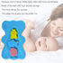 HALLO Soft Infant Bath Sponge - Skid Proof Baby Bath Mat, Newborn Odor Free (Blue)