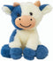 YUKOUQIAN Cow Stuffed Animal Cute Cow Plush Doll Toy 8 inch for Girls