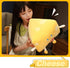 Cheese Stuffed Toys, Food Bread Plush Pillow for Home Decoration, Christmas Birthday Gift for Kids