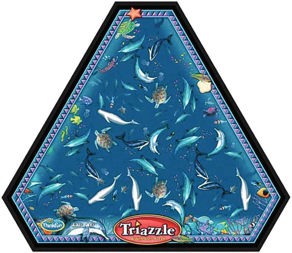 Think Fun Triazzle Picture-Matching Brainteaser Puzzle (Dolphins) for Ages 8 and Up (76491)